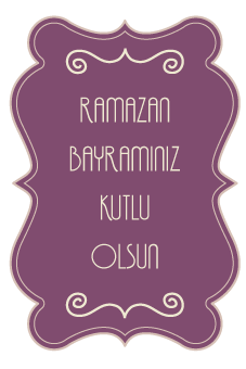 Mutlu bayramlar!