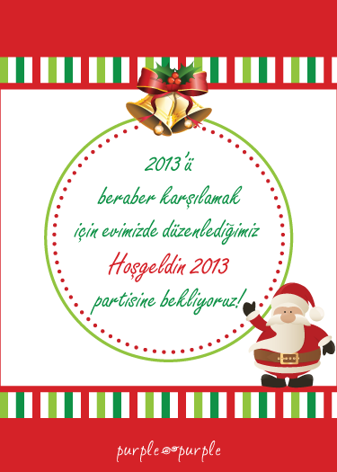 Hoşgeldin 2013 parti davetiyesi